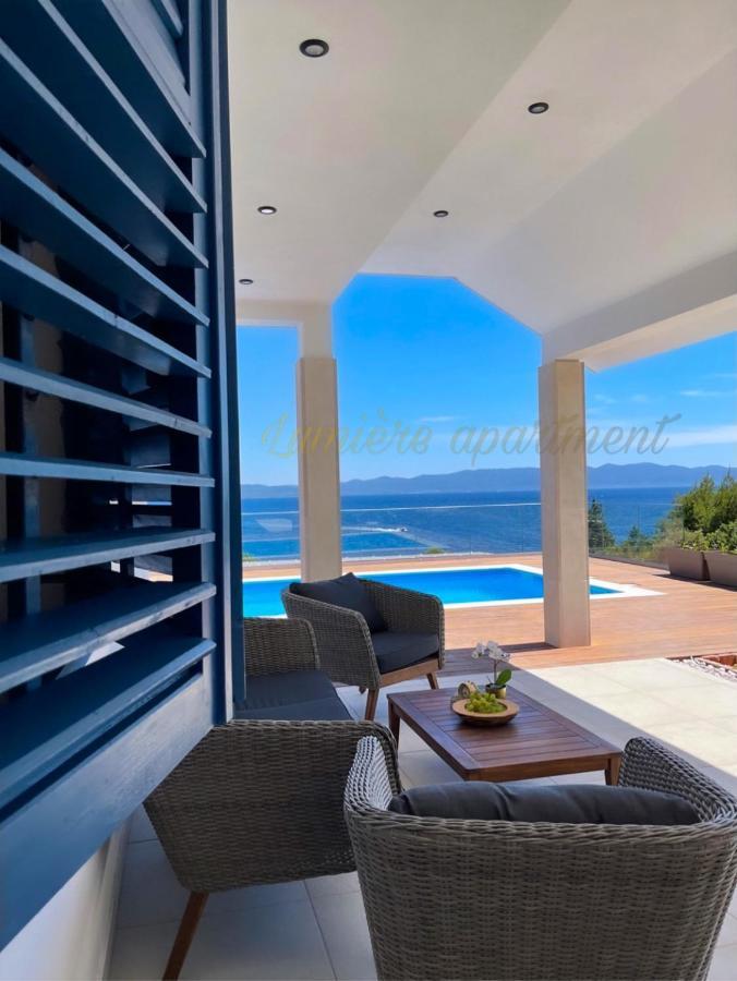 Seaview Pool Apartment-Lumiere, Island Hvar-Gdinj Kültér fotó