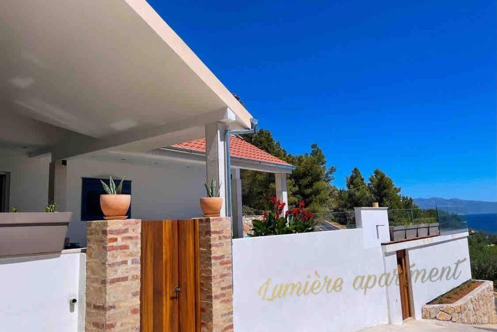 Seaview Pool Apartment-Lumiere, Island Hvar-Gdinj Kültér fotó